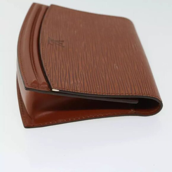 LOUIS VUITTON Epi Tilsitt Pouch Brown M52603 LV Auth ep3395 - Picture 13 of 16